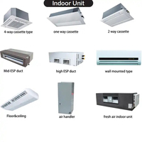5ton 10ton 20ton Split Industrial Multi Zones VRF Cassette Canalisé Ac Unit Carrier Central Air Conditioning
