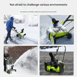 Balayeuse à neige manuelle multifonctionnelle haute performance 36 kg 48 V avec brosse à rouleau - Product Image 6