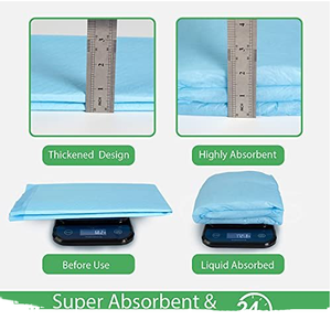 Tapis d'entraînement pour chiens jetables imperméables Dellion, matériau plastique, modèle 60x60, style moderne - Product Image 4