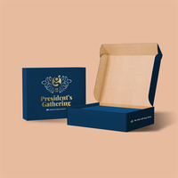 Scatola Regalo Pieghevole in Cartone Ondulato Personalizzata, Produzione OEM, Scatola per Spedizioni Ecologica in Carta con Logo