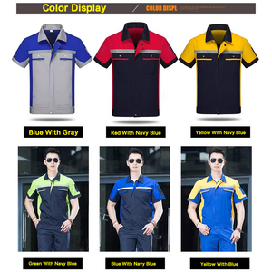 Các nhân viên bảo trì cơ khí và quản lý tài sản được làm theo yêu cầu mặc quần áo làm việc mùa hè thoải mái, tay ngắn. - Product Image 4