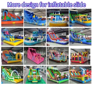<span class=keywords><strong>Castillo</strong></span> Inflable de PVC para Fiestas Comerciales, Casa de Brinco con Tobogán, para Uso en Interiores o Exteriores - Product Image 5