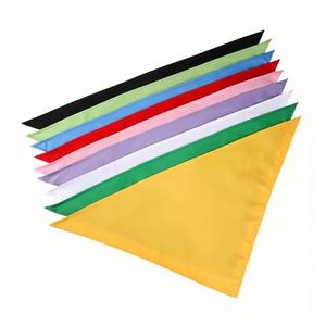 Pañuelo para Perro con Logotipo Personalizado, Color Sólido, Estilo Clásico, Toalla para Saliva de Mascotas, Pañuelo Triangular para Perro - Product Image 4