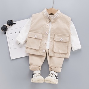 Nouvelle Collection : Ensembles de Vêtements pour Enfants – Manteaux Trench Grande Taille et Pantalons pour Garçons - Product Image 2
