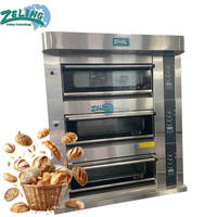 Nuevo Horno Eléctrico Comercial de Alta Eficiencia de 1/2/3 Niveles para Panadería, con Vapor, de Acero Inoxidable de Grado Alimenticio, Automático