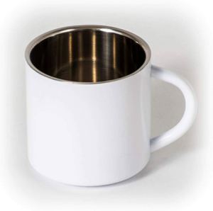 แก้วกาแฟสแตนเลส 304 แก้วมีหูจับเดี่ยว แก้วน้ำเด็กอนุบาลมีหูจับเดี่ยว - Product Image 5