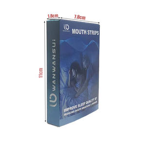Impression de logo personnalisé Conception gratuite Taille Forme des lèvres Meilleure respiration Bande buccale pour homme femme avec boîte d'emballage personnalisée - Product Image 6