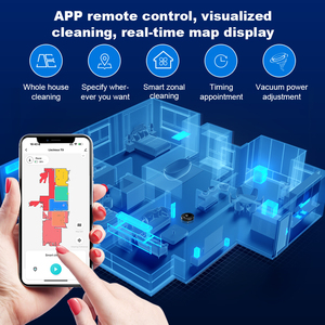 LIECTROUX T9 <span class=keywords><strong>Robot</strong></span> Aspirapolvere con LDS e Raccoglitore di Polvere Autopulente - Product Image 3