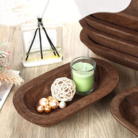 Bougie d'aromathérapie d'arbres de Noël dans un bol à pâte en bois Décor à la maison Bougeoir parfumé pour les mariages et Pâques