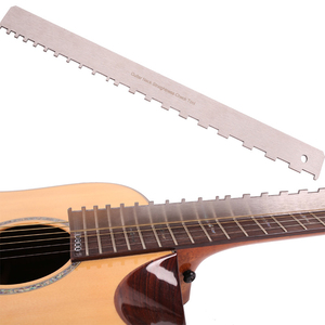 Regla para guitarra, regla de medición para guitarra, regla de acero inoxidable para el mástil de guitarra, regla para el mástil de guitarra eléctrica, bajo y guitarra acústica - Product Image 3
