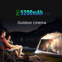 Projecteur portable intelligent BYINTEK P20 Mini, vidéo numérique 4K, multimédia, home cinéma, Android, Wifi, projecteur, beamer