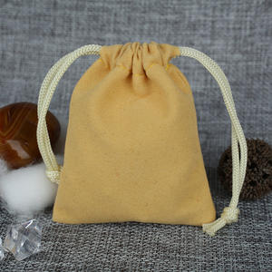 Eenvoudige Drawstring Mobiele Telefoon Oortelefoon Opberg Fluwelen Tas Blanco Sieraden Opbergverpakking Fluwelen Microfiber Zakje - Product Image 2