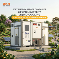 Sistema de Almacenamiento BESS MATE Eco Park, Contenedor de Baterías de Iones de Litio de 100kW 215kWh 300kW 699kWh con PCS, BMS y EMS