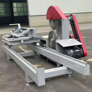 Sega a Carro Scorrevole Industriale per Legname Pesante <span class=keywords><strong>con</strong></span> Doppie Lame per Taglio di <span class=keywords><strong>Tronchi</strong></span> Rotondi e Linea di Produzione per Segherie - Product Image 2