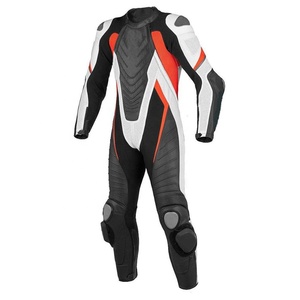 Traje de carreras de cuero para motocicleta profesional, traje de cuero para hombre - Product Image 1