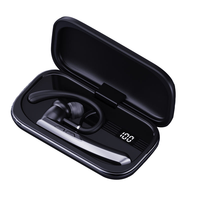 Auriculares Inalámbricos N19 ENC con Cancelación de Ruido, Auriculares Bluetooth con Gancho para la Oreja, Manos Libres para Conductor de Camión, Trabajador, Zoom, Teléfono Celular, Micrófono