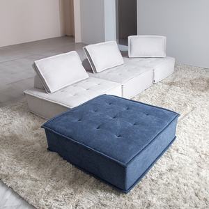 Italian Normcore Tofu Block moderno sofà semplice Set libera combinazione tessuto modulo <span class=keywords><strong>quadrato</strong></span> spugna per <span class=keywords><strong>soggiorno</strong></span> piccolo appartamento - Product Image 5