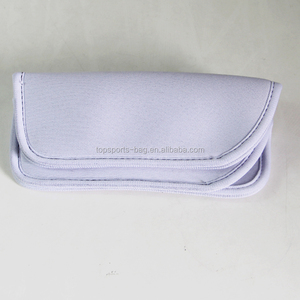 Néoprène Blanc Blanc Portable Slim Voyage Slip In <span class=keywords><strong>Étui</strong></span> <span class=keywords><strong>À</strong></span> <span class=keywords><strong>Lunettes</strong></span> Rembourré Femmes <span class=keywords><strong>Lunettes</strong></span> Pochette - Product Image 6