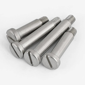 Vis à épaule sans tête fendue M1.5 DIN923, vis à tête cylindrique fendue avec épaule, vis à épaule à filetage partiel - Product Image 4