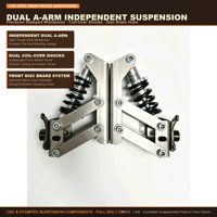 Kit de karting DIY à assembler sans soudure, cadre en profilé aluminium, vente en gros pour les constructeurs de karts de plage et de sable