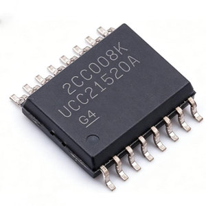 UCC21520ADWR UCC21520 Componentes Electrónicos Originales, Proveedores de Aisladores de Puente Parcial 4A 16ns 12ns 6A SOIC-16-300mil, Controladores de Gate - Product Image 1
