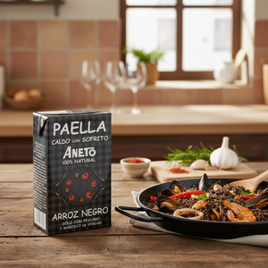 Buen Precio Final 6X1L Ingredientes puros nutritivos Base de cocina saludable orgánica para paella de tinta de calamar - Product Image 3