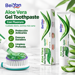 <span class=keywords><strong>Pasta</strong></span> Dental <span class=keywords><strong>de</strong></span> Gel <span class=keywords><strong>de</strong></span> Aloe Vera 100g, Blanqueadora, <span class=keywords><strong>para</strong></span> <span class=keywords><strong>Dientes</strong></span> Sensibles, Cuidado Dental Herbal, Menta Natural, <span class=keywords><strong>para</strong></span> Uso Doméstico en Adultos, Precio <span class=keywords><strong>de</strong></span> Fábrica, Venta al Por Mayor - Product Image 2