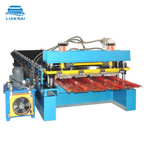 آلة صناعة البلاط الاحترافية من ليان ناي، ماكينة صنع ألواح الأسقف، آلة صنع الصفائح شبه المنحرفة - Product Image 1