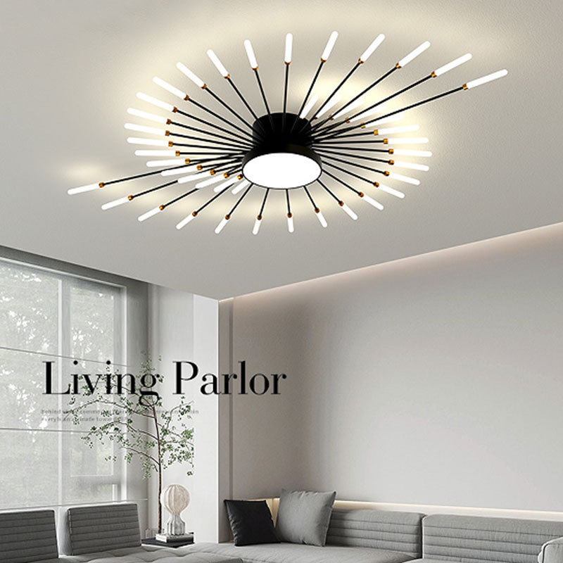 Home Bedroom Living Room Modern Chandelier Pendant Indoor Lighting Acrylic Firework LED Ceiling Light · image 6