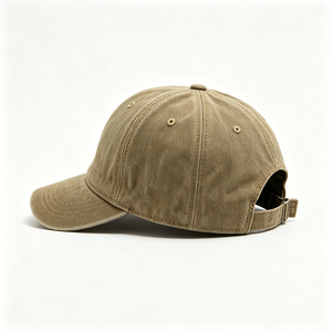 Casquette de baseball non structurée en coton délavé style vintage avec visière courbée, broderie personnalisée en relief pour hommes et femmes, usage quotidien - Product Image 6