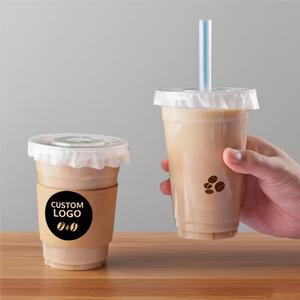 Custom logo Disposable U Shape <strong>Plastic</strong> <strong>Cup</strong> Vasos Plastico Gobelet Plastique Soft clear Bubble Tea <strong>Plastic</strong> <strong>Cups</strong> with Lid Boba <strong>Cup</strong> - Product Image 4