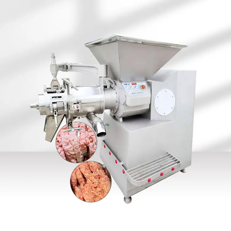 Poultry Beef Flesh And Bone Separator Automatic Heavy Duty Bone And Meat Separator Machine For Chicken