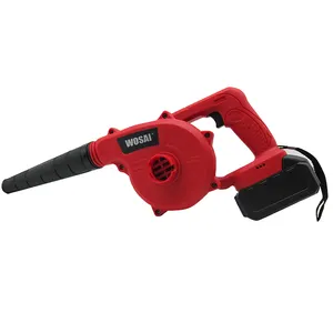 20V WOSAI Electric Cordless Lithium-ion In Stock Vacuum Blow and Suck Leaf Cordless Blower