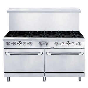 Meilleures solutions de cuisine : équipement de cuisine combiné, cuisinières à 2 brûleurs avec four de boulangerie, cuisinière à gaz en acier inoxydable avec plaque de cuisson - Product Image 6