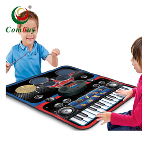 <span class=keywords><strong>Instruments</strong></span> <span class=keywords><strong>de</strong></span> <span class=keywords><strong>musique</strong></span> 2 en 1, tapis <span class=keywords><strong>de</strong></span> jeu <span class=keywords><strong>de</strong></span> piano et <span class=keywords><strong>de</strong></span> batterie électrique - Product Image 1