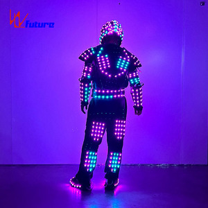 Costume lumineux LED, tenue <span class=keywords><strong>futuriste</strong></span> confortable et accrocheuse pour les spectacles sur scène, les fêtes, les festivals, les défilés - Product Image 5