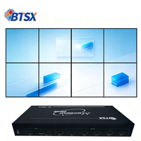 Répartiteur multi-affichage HDMI DP vers 6 HDMI 8K, résolutions de sortie personnalisées multiples, compatible HDCP2.2 pour mur vidéo publicitaire en centre commercial