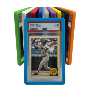 YY Colorful Graded Card Silicone <b>Bumper</b> Case <b>Clip</b> Closure Soft Cover Business Cards Anti-Drop Protector - Product Image 1