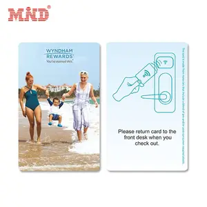 Customized Encrypted Smart NFC Key Card 13.56Mhz MIFARE 1K/4K Access Control PVC RFID Hotel Key Card