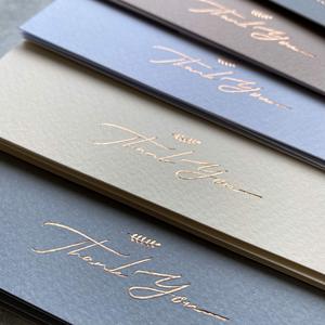 Biglietto di Auguri Aziendale Personalizzato con Logo in Lamina d'Oro, Stampa Fronte-Retro, Cartolina Promozionale Aziendale, Biglietto di Ringraziamento - Product Image 6