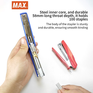 MAX HD-10D Tragbarer Mini-Hefter Leichter Desktop Kleiner Hefter Heim/Schule/Büro Verwenden Sie 5-20 Blatt - Product Image 3