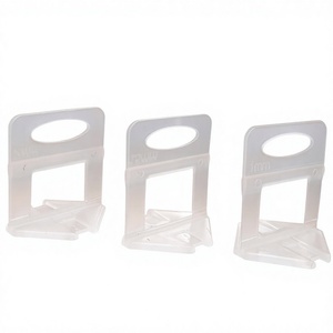 Red <b>Tile</b> Spacers with White Clips for Edge Protection and <b>Leveling</b> Viet Nam Supplier Self-Adhesive <b>Tile</b> <b>Leveling</b> System - Product Image 1