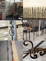 Panneaux de broches, balustrade décorative, pièces ornementales pour escalier, balustrade, balustrade, balustrade, balcon, porte, pièces de clôture