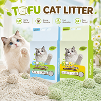 Pasir Kucing Tofu Grosir, Penyerap Cepat, Dapat Dibuang di Toilet, untuk Distributor Produk Kucing