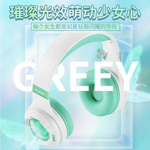 Casque audio KEEKA KE-25 BT, circum-auriculaire, pliable, avec éclairage LED - Product Image 4