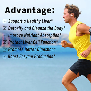 OEM Package Liver Detox Capsules Milk Thistle Extract Capsules Cleanse Detox Body Protect Liver Cell Function Herbal Formula - Product Image 3
