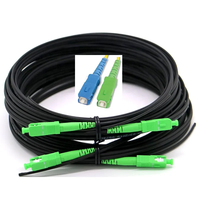Cable de Fibra Óptica para Exteriores SC/UPC SC/APC FTTH G657A, Cable de Conexión de 2.0*3.0mm, 1 Núcleo, G657A1