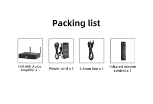 Hi-Fi <span class=keywords><strong>Wifi</strong></span> <span class=keywords><strong>Stereo</strong></span> Âm Thanh Khuếch Đại 2 Kênh Bt5.0 Class D 2X100W Khuếch Đại <span class=keywords><strong>Receiver</strong></span> Cho Hệ Thống Âm Thanh - Product Image 6