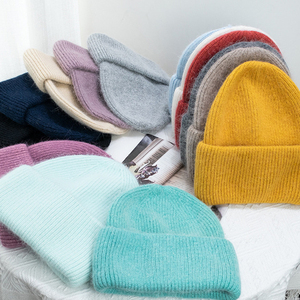 חורף באיכות גבוהה עבה חם מוצק צבע מצולב ארנב שיער פרווה מטושטש - Product Image 4