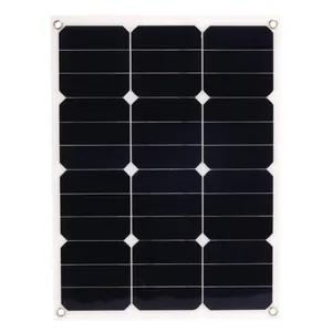 China manufacturer 40W 12V semi flexible monocrystalline solar panel Efficiency Solar Panel For Boat Mioulong solar tech